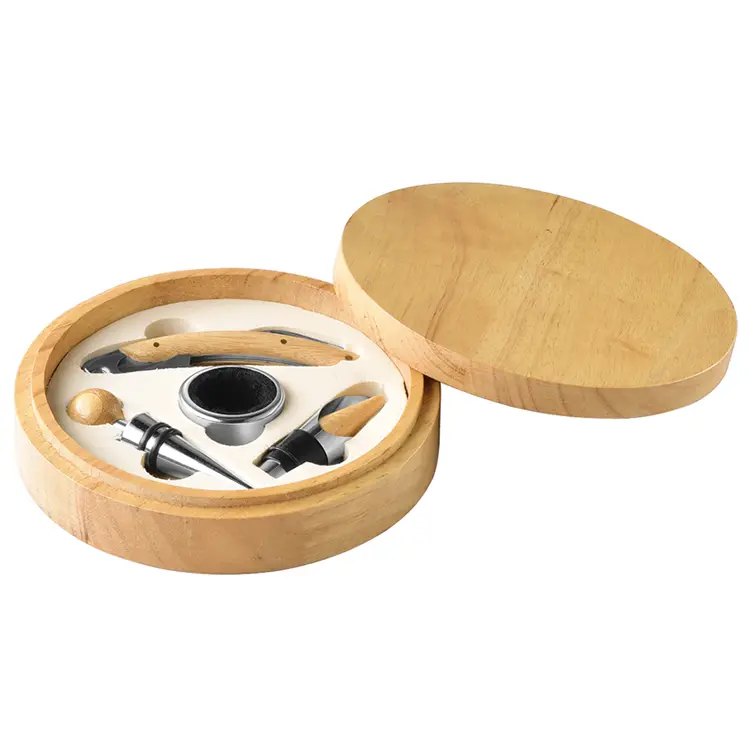 Bộ rượu tre hình tròn